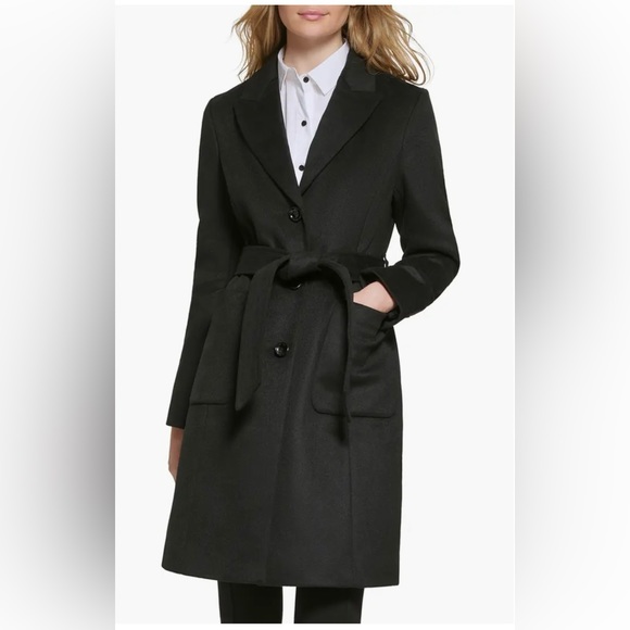 Nordstrom Belted Wool Blend Patch Pocket Coat
Karl Lagerfeld Paris size Medium - Picture 1 of 6